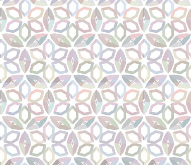 Geometrik süslemeli kusursuz desen. vektör illüstrasyonu