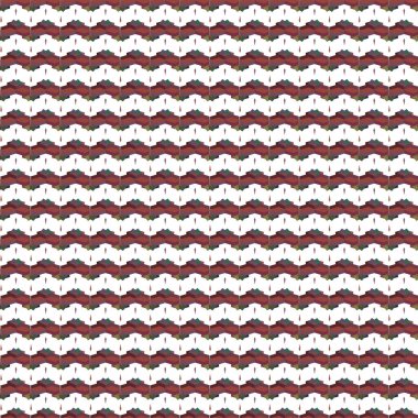 Geometrik süslemeli vektör deseni. Kusursuz tasarım dokusu 