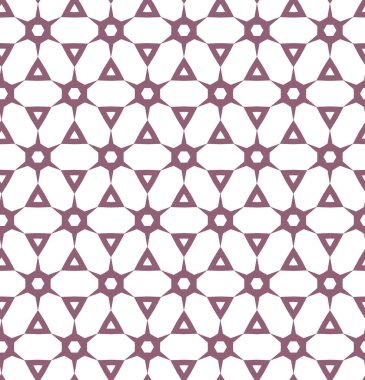 Geometrik süslemeli vektör deseni. Kusursuz tasarım dokusu 