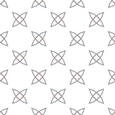 Geometrik süslemeli vektör deseni. Kusursuz tasarım dokusu 