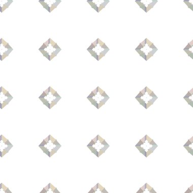 Geometrik süslemeli vektör deseni. Kusursuz tasarım dokusu 