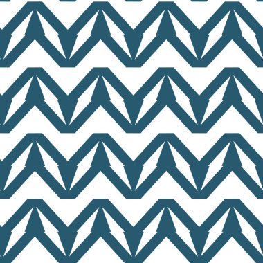 Geometrik süslemeli vektör deseni. Kusursuz tasarım dokusu 