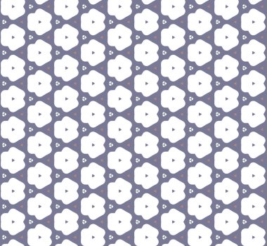 Geometrik süslemeli vektör deseni. Kusursuz tasarım dokusu