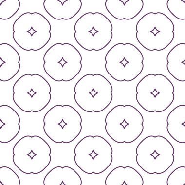 Geometrik süslemeli vektör deseni. Kusursuz tasarım dokusu 