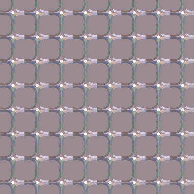 Geometrik süslemeli vektör deseni. Kusursuz tasarım dokusu 