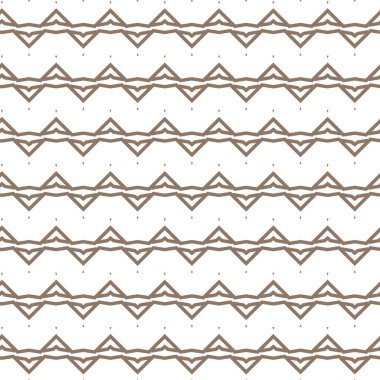 Geometrik süslemeli vektör deseni. Kusursuz tasarım dokusu 