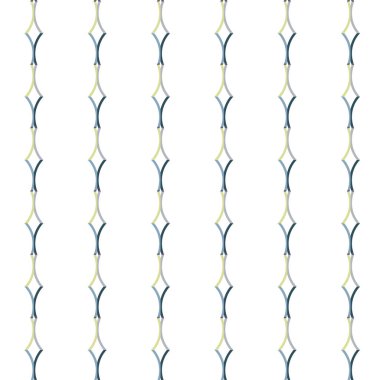 Geometrik süslemeli vektör deseni. Kusursuz tasarım dokusu 