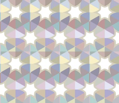 Geometrik süslemeli kusursuz desen. vektör illüstrasyonu