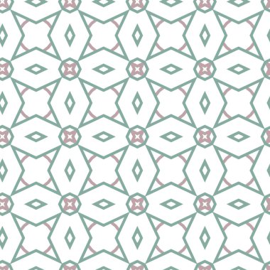 Geometrik süslemeli vektör deseni. Kusursuz tasarım dokusu 