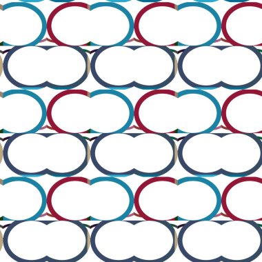 Geometrik süslemeli vektör deseni. Kusursuz tasarım dokusu