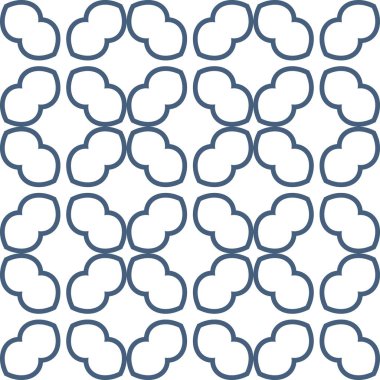Geometrik süslemeli vektör deseni. Kusursuz tasarım dokusu