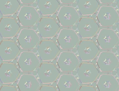 Geometrik süslemeli vektör deseni. Kusursuz tasarım dokusu