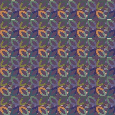 Geometrik süslemeli vektör deseni. Kusursuz tasarım dokusu 