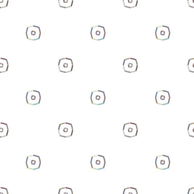 Geometrik süslemeli vektör deseni. Kusursuz tasarım dokusu