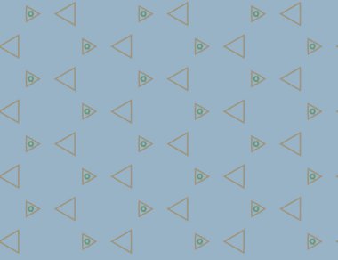 Geometrik süslemeli vektör deseni. Kusursuz tasarım dokusu 