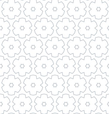 Geometrik süslemeli vektör deseni. Kusursuz tasarım dokusu 