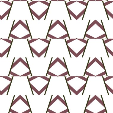 Geometrik süslemeli vektör deseni. Kusursuz tasarım dokusu 