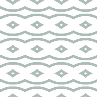 Geometrik süslemeli vektör deseni. Kusursuz tasarım dokusu 