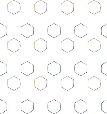 Geometrik süslemeli vektör deseni. Kusursuz tasarım dokusu