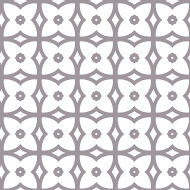 Geometrik süslemeli vektör deseni. Kusursuz tasarım dokusu 