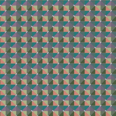 Geometrik süslemeli vektör deseni. Kusursuz tasarım dokusu 