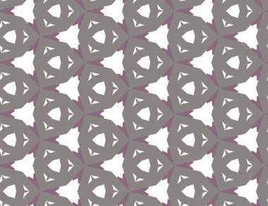 Geometrik süslemeli vektör deseni. Kusursuz tasarım dokusu 