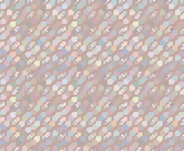 Geometrik süslemeli vektör deseni. Kusursuz tasarım dokusu 