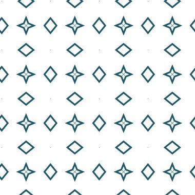 Geometrik süslemeli vektör deseni. Kusursuz tasarım dokusu 