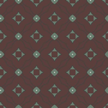 Geometrik süslemeli vektör deseni. Kusursuz tasarım dokusu 