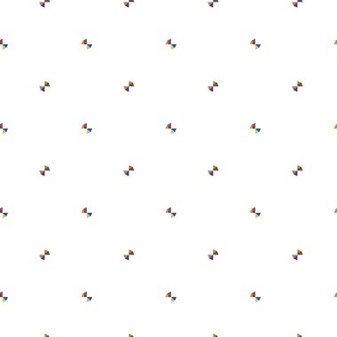 Geometrik süslemeli vektör deseni. Kusursuz tasarım dokusu