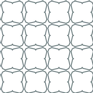 Geometrik süslemeli vektör deseni. Kusursuz tasarım dokusu 
