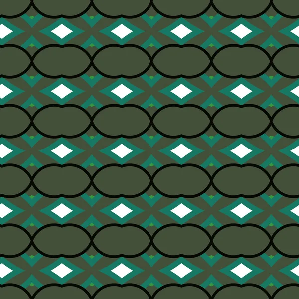 Geometrisches Ornamentales Vektormuster Nahtlose Design Textur — Stockvektor