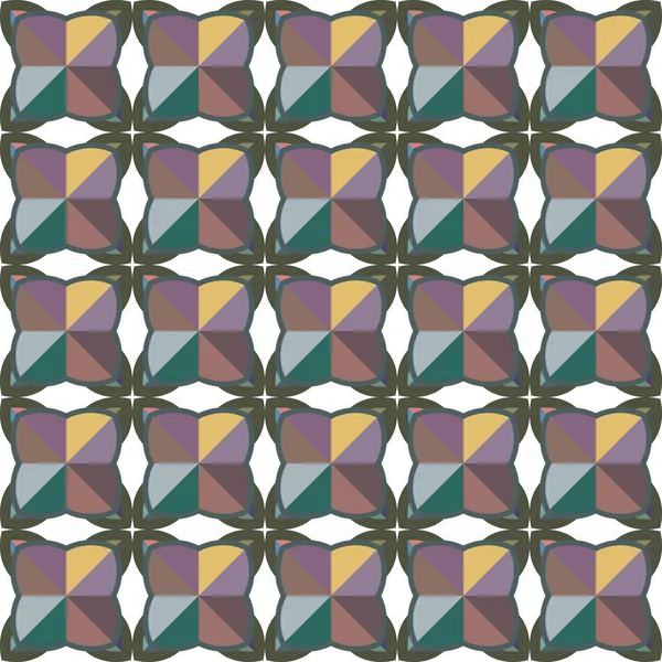 Patrón Vectorial Ornamental Geométrico Textura Diseño Sin Costuras — Archivo Imágenes Vectoriales