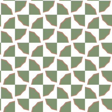 Geometrik süslemeli vektör deseni. Kusursuz tasarım dokusu 