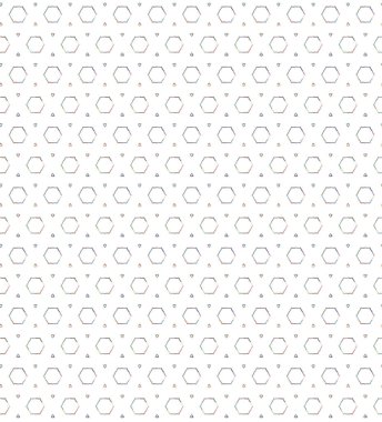 Geometrik süslemeli vektör deseni. Kusursuz tasarım dokusu 