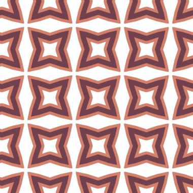 Geometrik süslemeli vektör deseni. Kusursuz tasarım dokusu