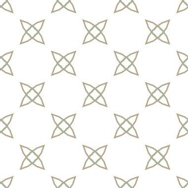 Geometrik süslemeli vektör deseni. Kusursuz tasarım dokusu 