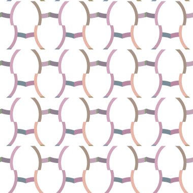 Geometrik süslemeli vektör deseni. Kusursuz tasarım dokusu