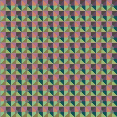 Geometrik süslemeli vektör deseni. Kusursuz tasarım dokusu 