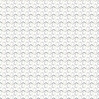 Geometrik süslemeli vektör deseni. Kusursuz tasarım dokusu