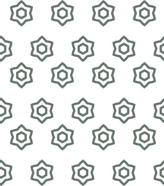 Geometrik süslemeli vektör deseni. Kusursuz tasarım dokusu 