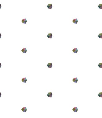 Geometrik süslemeli vektör deseni. Kusursuz tasarım dokusu