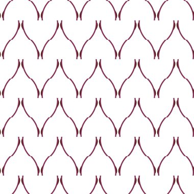 Geometrik süslemeli vektör deseni. Kusursuz tasarım dokusu 