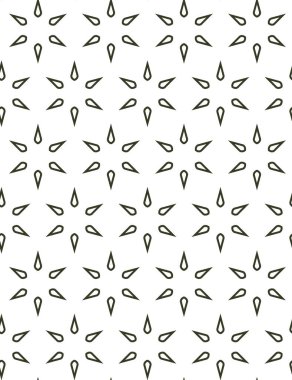 Geometrik süslemeli vektör deseni. Kusursuz tasarım dokusu 