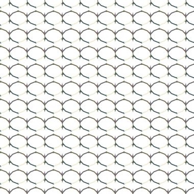 Geometrik süslemeli vektör deseni. Kusursuz tasarım dokusu