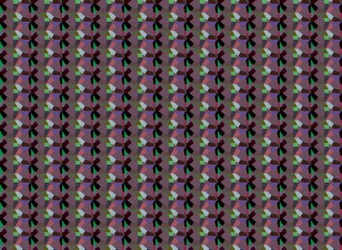 Geometrik süslemeli vektör deseni. Kusursuz tasarım dokusu 