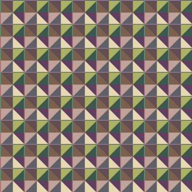 Geometrik süslemeli vektör deseni. Kusursuz tasarım dokusu 