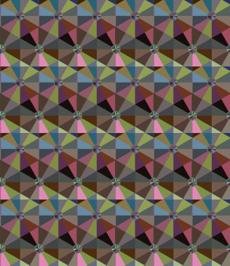 Geometrik süslemeli vektör deseni. Kusursuz tasarım dokusu 