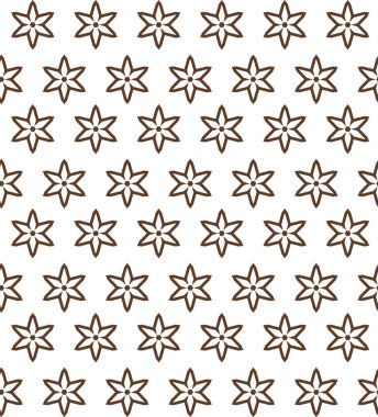 Geometrik süslemeli vektör deseni. Kusursuz tasarım dokusu 