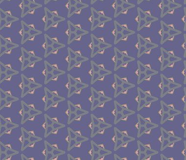 Geometrik süslemeli vektör deseni. Kusursuz tasarım dokusu 